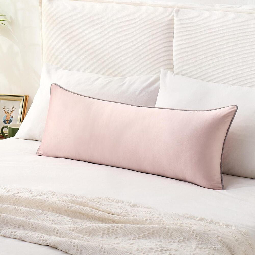 7356 Decorative Throw Pillow Covers 14 x 36 Pink Pillow Covers Pack of 1